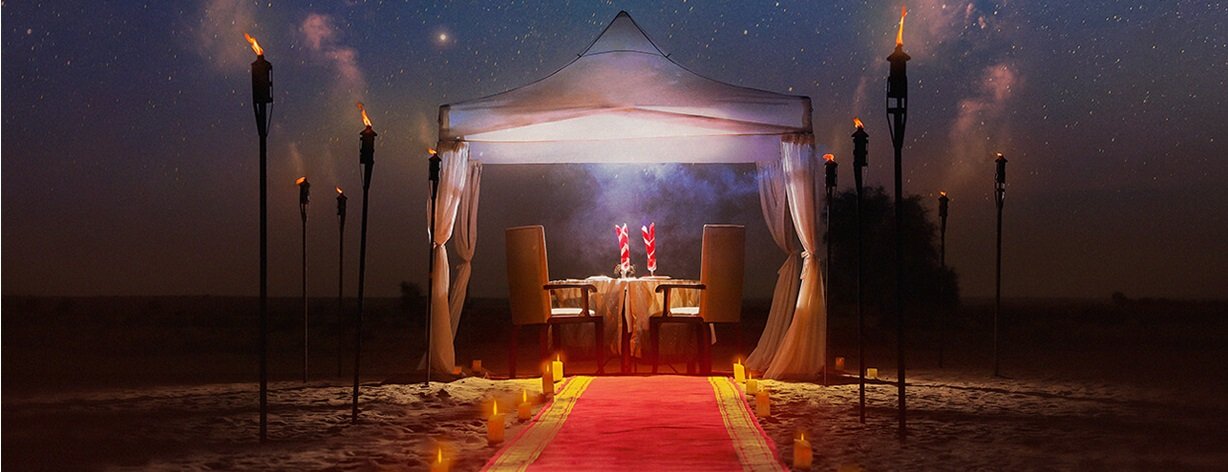 Romantic Dinner in the desert