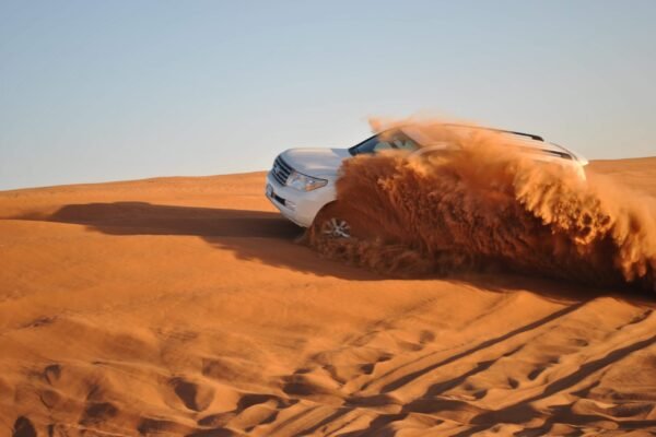 Dune Bashing the in Desert Safari
