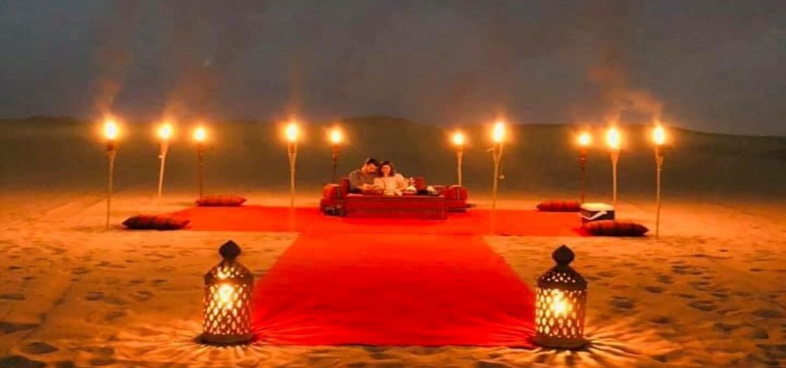 Romantic Dinner in the Desert
