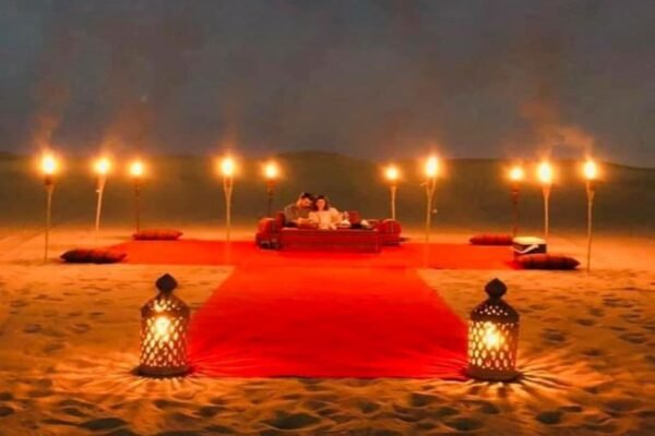 Romantic Dinner in the Desert