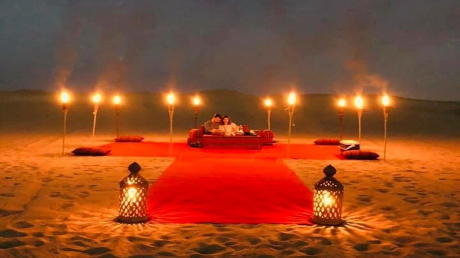Romantic Dinner in the Desert