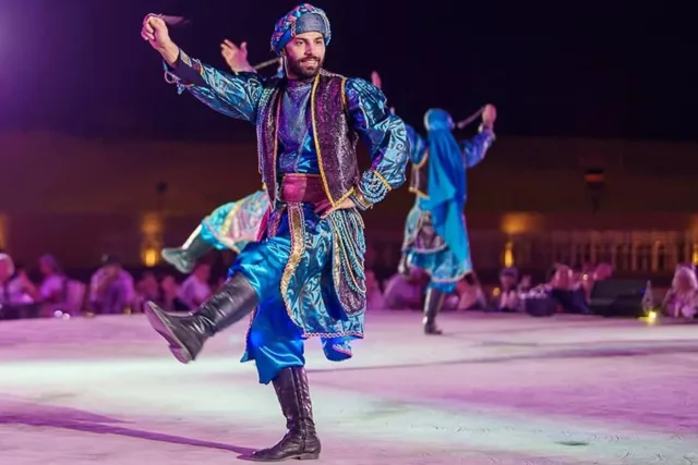 khaliji dance in desert safari